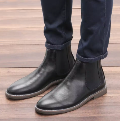 Men’s Chelsea Boots – Stylish Comfortable Leather Ankle Boots, Size 40–46, Classic Fashion Footwear Hecrafted