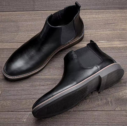 Men’s Chelsea Boots – Stylish Comfortable Leather Ankle Boots, Size 40–46, Classic Fashion Footwear Hecrafted