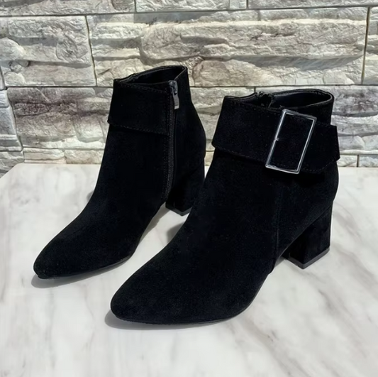 Women’s Vintage Chelsea Ankle Boots – High Heel, Zipper Buckle, Plush Lined, Plus Size 35–43 DynamicDrop Hub