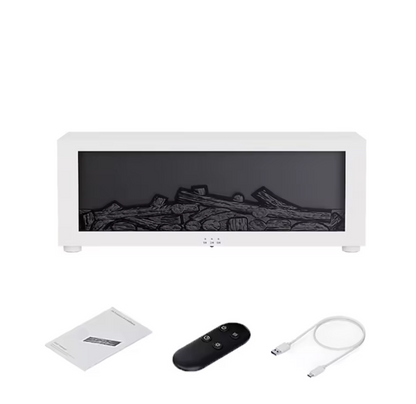 Flame Aroma Diffuser & Air Humidifier 🔥 | Essential Oil Mist Maker with LED Flame Light, Remote Control & Timer | Aromatherapy & Home Wellness Gift BRANDED