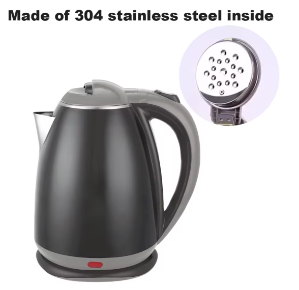1.8L Fast-Boil Stainless Steel Electric Kettle ⚡ | Safe Anti-Scald Design | Auto Power-Off Home Water Heater for Tea, Coffee & Cooking BRANDED