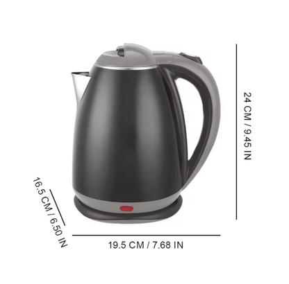 1.8L Fast-Boil Stainless Steel Electric Kettle ⚡ | Safe Anti-Scald Design | Auto Power-Off Home Water Heater for Tea, Coffee & Cooking BRANDED