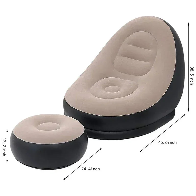 Fashion Inflatable Leisure Bean Bag Sofa Set Comfort, Style, and Versatility in One Set