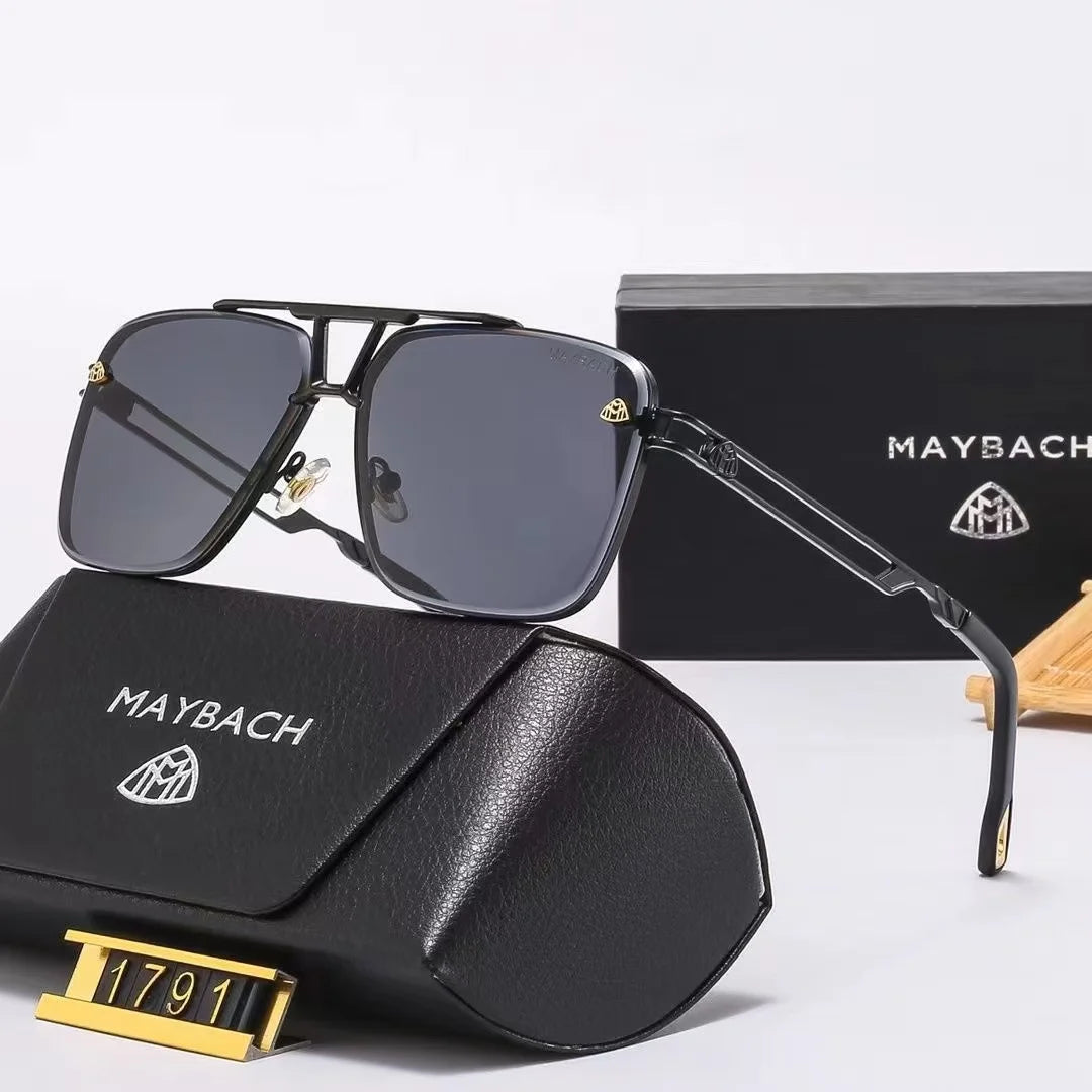 Luxury Maybach-Inspired Sunglasses – High-End UV Protection Goggles for Men & Women