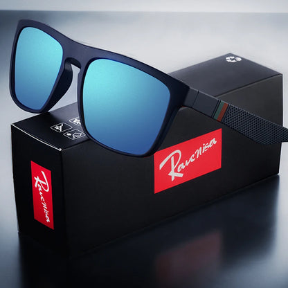 Square Vintage Polarized Sunglasses Men Women Retro Driving Fishing Sun Glasses UV400 Eyewear