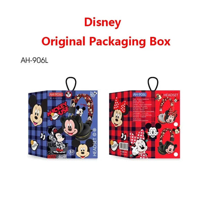 Disney Bluetooth Earphone Print Mickey Minnie Wireless Earphone HIFI Sound Foldable Earphone with Microphone Anime Cartoon