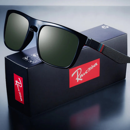 Square Vintage Polarized Sunglasses Men Women Retro Driving Fishing Sun Glasses UV400 Eyewear