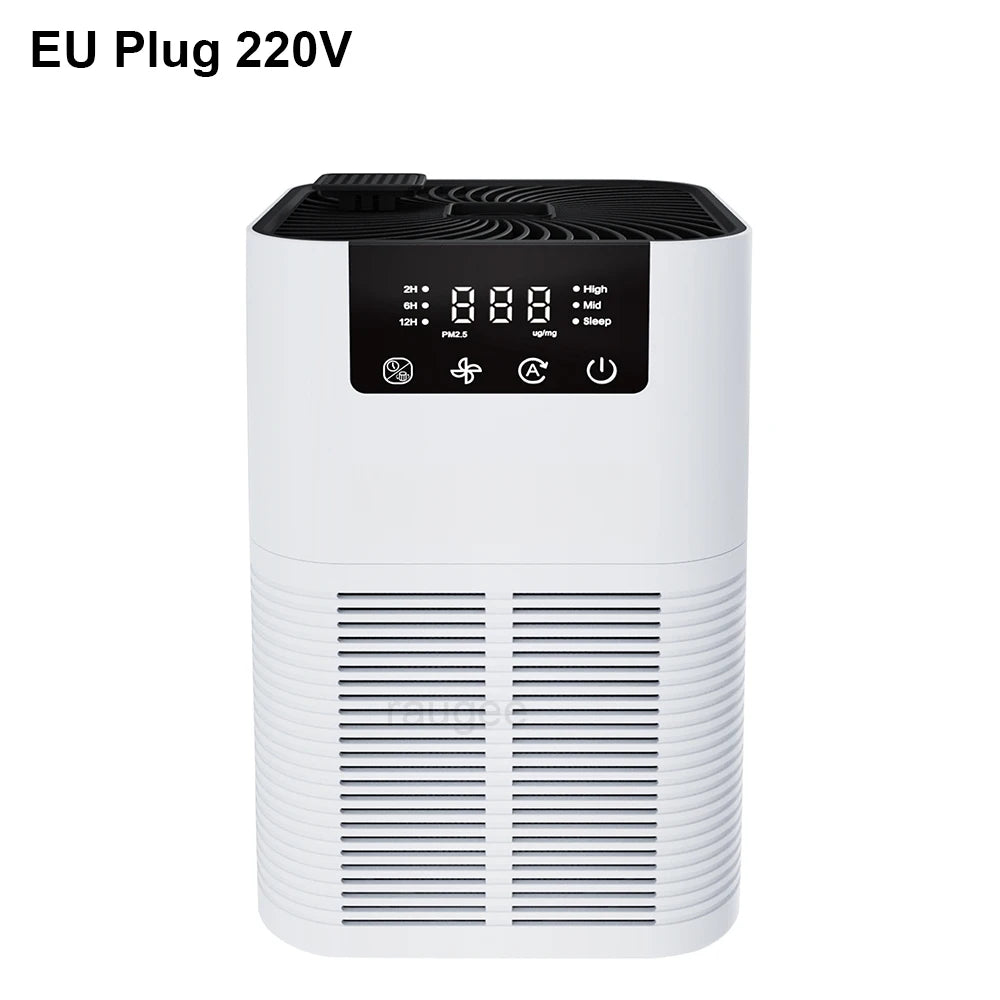 HEPA Air Purifier with Aromatherapy – Negative Ion Generator & Quiet Operation for Smoke, Odor, Dust & Pets – Home Air Cleaner with Essential Oil Tray