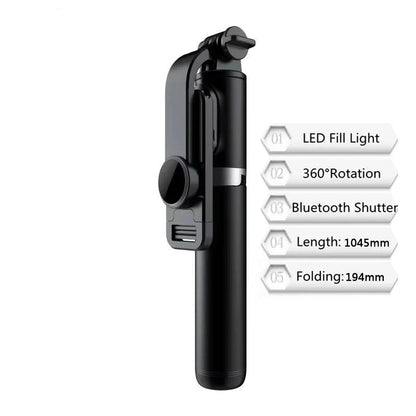 Xiaomi Selfie Stick 1045mm with Wireless Bluetooth LED Fill Light & Extended Tripod