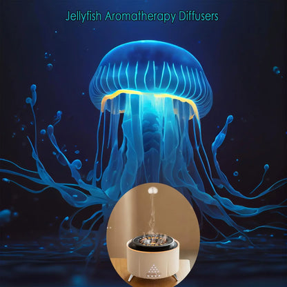  Cool-Looking Jellyfish Mist Aromatherapy Diffuser – 350ml Volcano Essential Oil Diffuser for Large Rooms