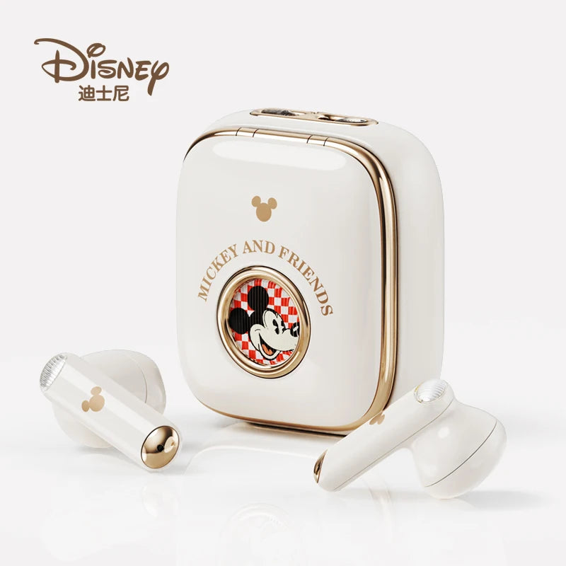 Disney Earbuds Q7 Space Capsule HIFI Sound Wireless Earphones Bluetooth In-Ear Sports Headset Noise Reduction Long Standby