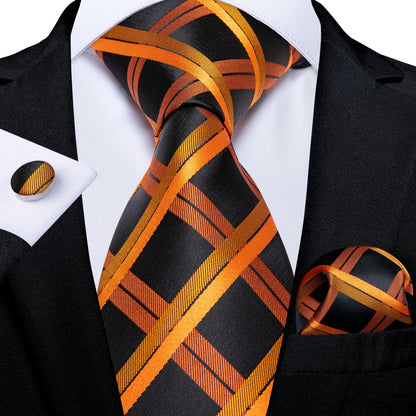 Men’s Paisley Tie Set – Luxury Silk-Feel Necktie, Pocket Square & Cufflinks – Formal Wedding & Prom Gift Set