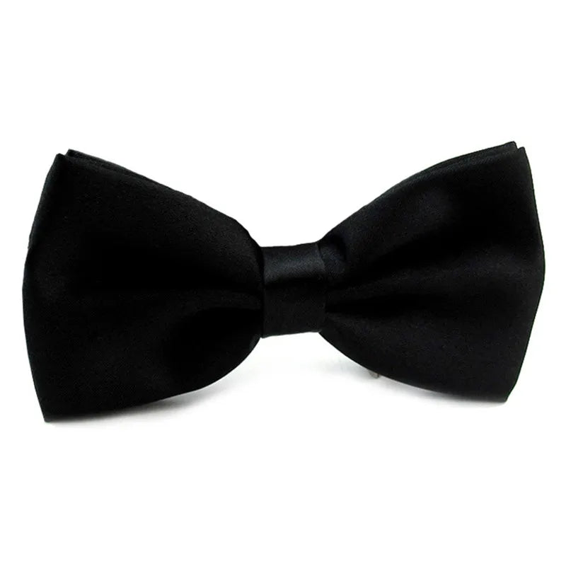 Classic Unisex Bow Tie – Adjustable Solid Color Bowtie for Men, Boys & Girls – Formal Wedding & Party Accessory