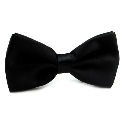 Classic Unisex Bow Tie – Adjustable Solid Color Bowtie for Men, Boys & Girls – Formal Wedding & Party Accessory