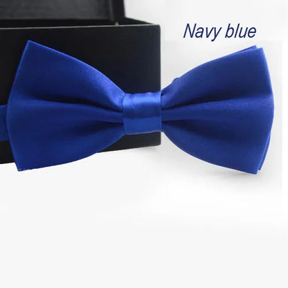 Classic Unisex Bow Tie – Adjustable Solid Color Bowtie for Men, Boys & Girls – Formal Wedding & Party Accessory