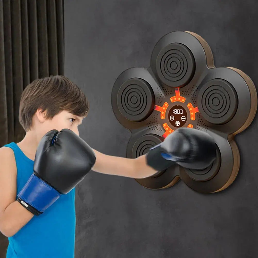 Smart Music Boxing Machine Wall Target LED Lighted Sandbag Relaxing Reaction Training Target for Boxing Sports Agility Reaction - DynamicDrop Hub