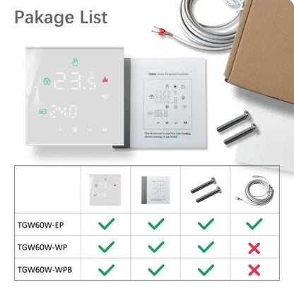 Smart WiFi Thermoregulator – Electric Heating & Gas Boiler Thermostat for Home Temperature Control - DynamicDrop Hub