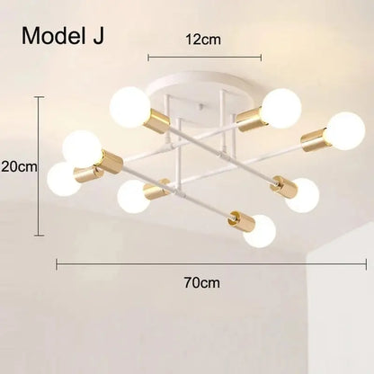 Sophisticated Simplicity: Nordic Minimalist LED Pendant Ceiling Lamp - Elegant Black and Gold Lighting Fixture for Bedrooms and Living Rooms - DynamicDrop Hub