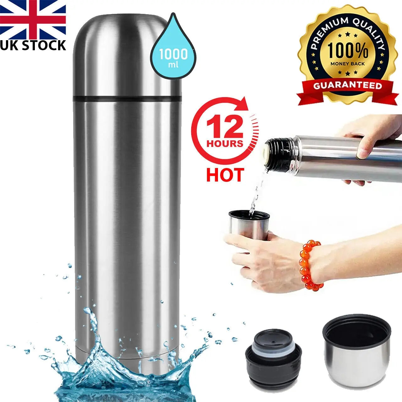 Stainless Steel Vacuum Flask - DynamicDrop Hub