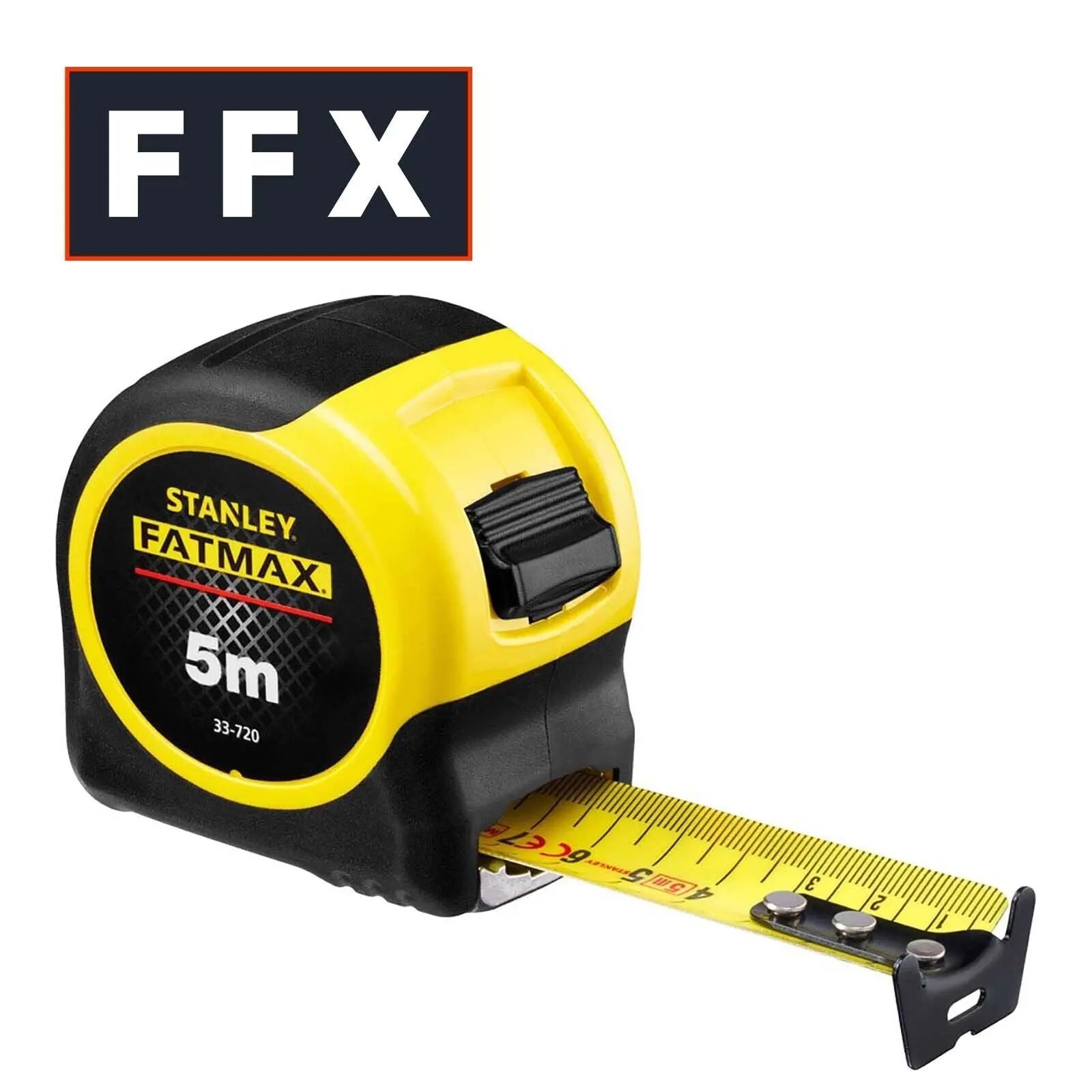 Stanley STA033720 Fatmax Tape Measure 5M 32Mm Width Measuring Metric Only - DynamicDrop Hub