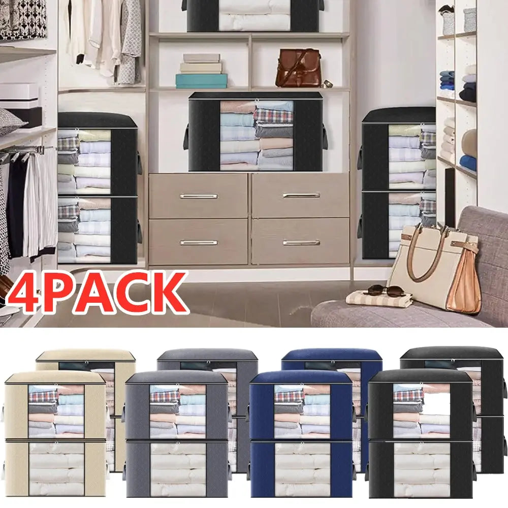 Storage Bags Zipped Organizer Wardrobe Cube Box - DynamicDrop Hub