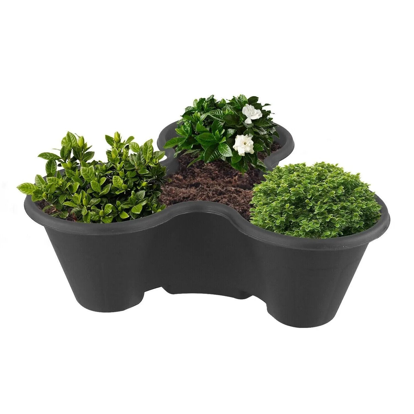 Strawberry Planters Stackable Garden Vertical Outdoor Plant Pot Flower Herbs Box - DynamicDrop Hub