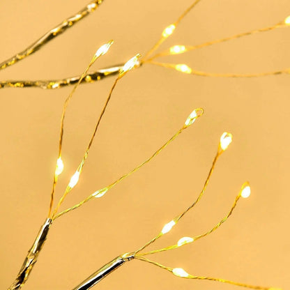 Tabletop Tree Lamp with Decorative LED Lights – for Bedroom and Party Glow - DynamicDrop Hub