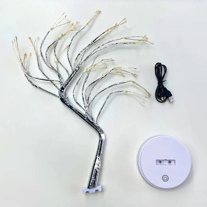 Tabletop Tree Lamp with Decorative LED Lights – for Bedroom and Party Glow - DynamicDrop Hub