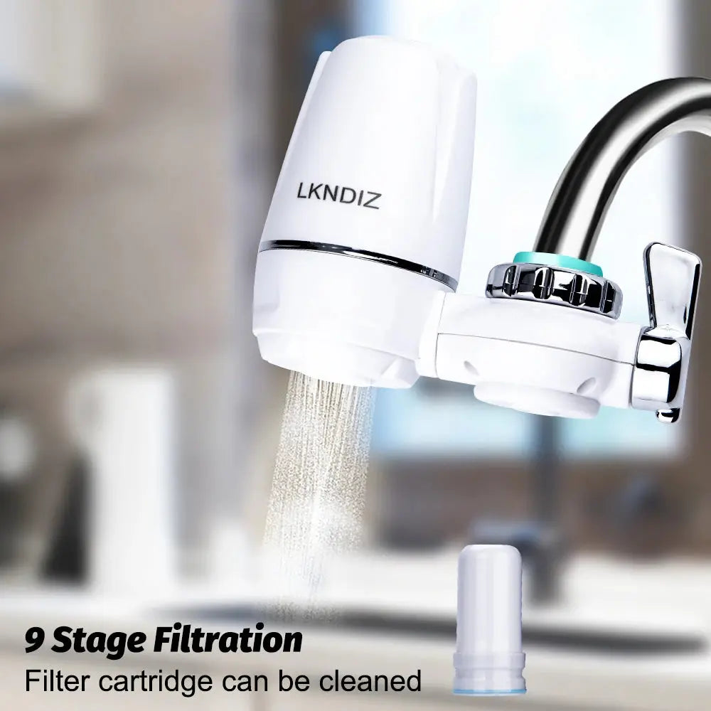 Tap Water Purifier Clean Kitchen Faucet Washable Ceramic Percolator Water Filter Filtro Rust Bacteria Removal Replacement Filte - DynamicDrop Hub