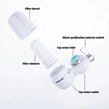 Tap Water Purifier Clean Kitchen Faucet Washable Ceramic Percolator Water Filter Filtro Rust Bacteria Removal Replacement Filte - DynamicDrop Hub