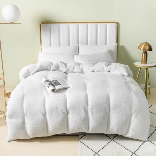 Teddy Fleece Duvet Cover Set - DynamicDrop Hub