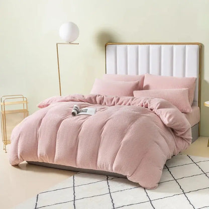 Teddy Fleece Duvet Cover Set - DynamicDrop Hub