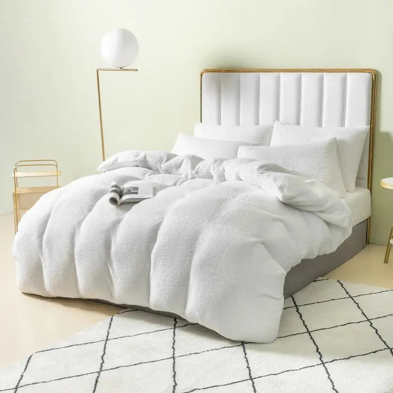 Teddy Fleece Duvet Cover Set - DynamicDrop Hub