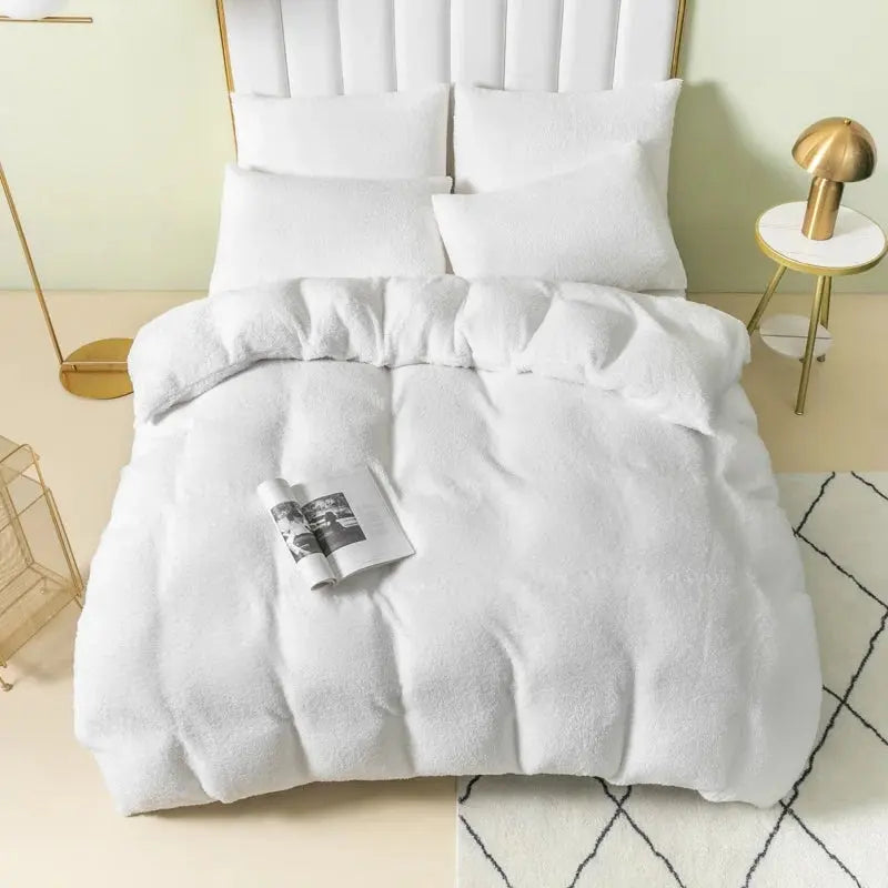 Teddy Fleece Duvet Cover Set - DynamicDrop Hub