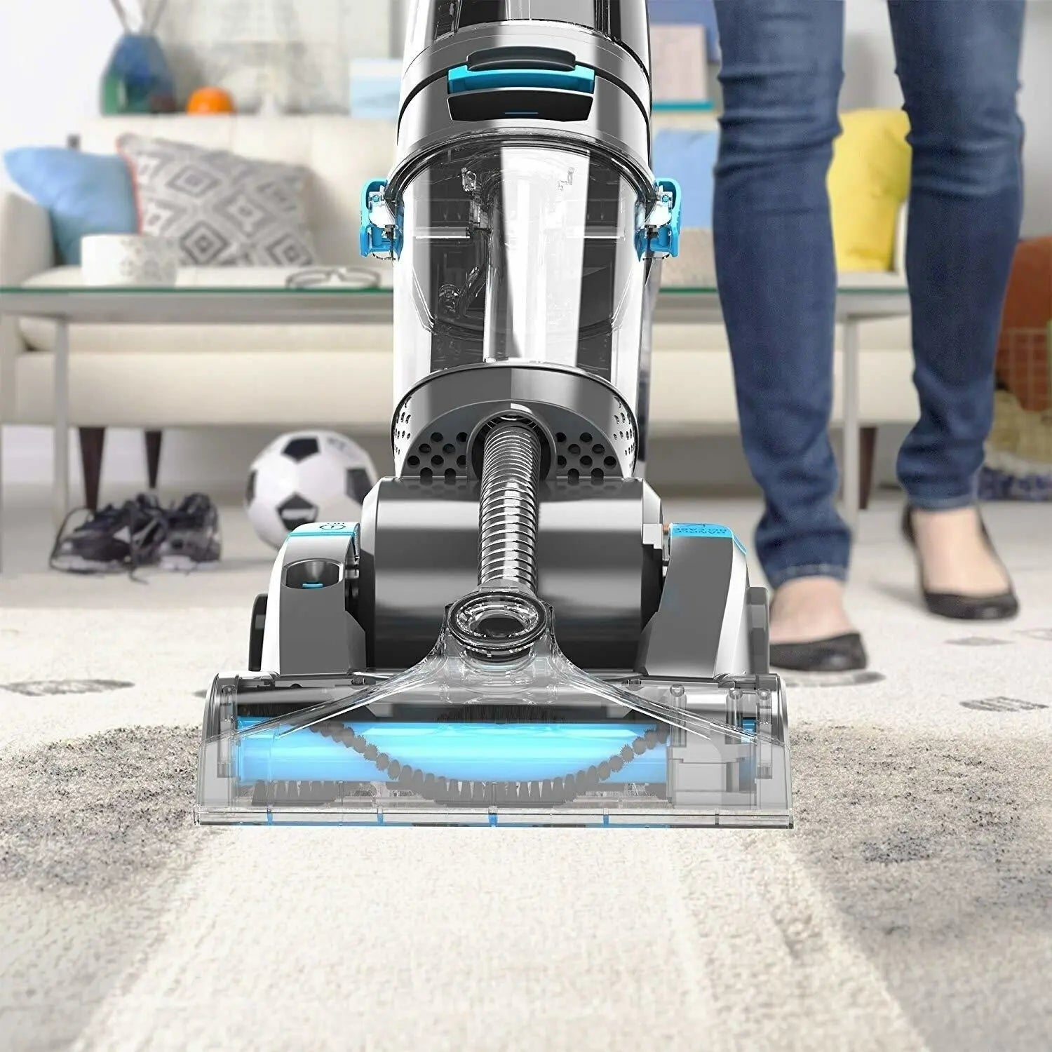 Vax Dual Power Pet Advance Carpet Cleaner with Pet Odour Solution ECR2V1P - DynamicDrop Hub