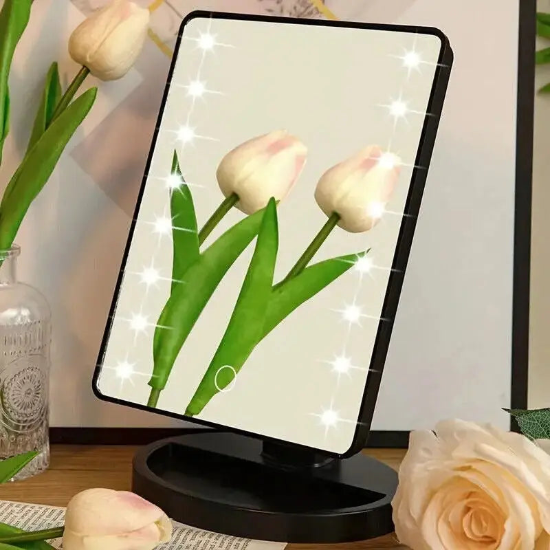 Vivo Technologies 16 LED Touch Vanity Makeup Mirror Touch Controlled Mirror - DynamicDrop Hub