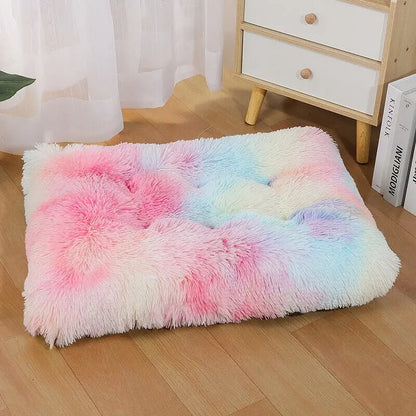 Warm Plush Dog Bed Mat Washable Calming Cushion for Pet Puppy for Large Dog Cat - DynamicDrop Hub