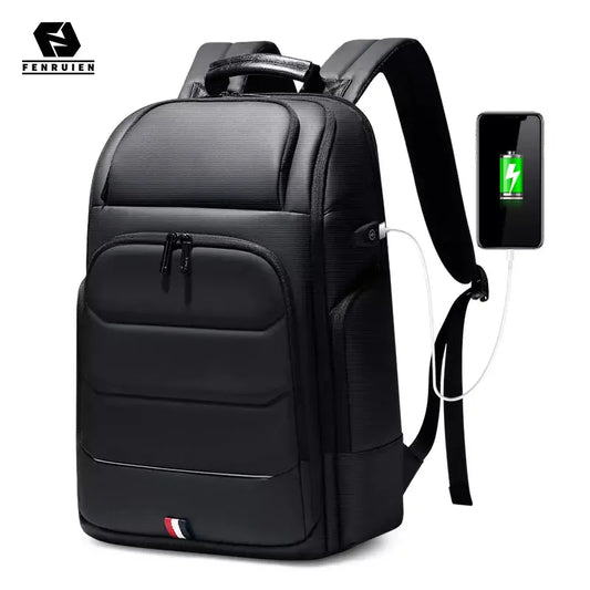 Waterproof Anti-Theft Backpack with USB Charging High-Capacity Travel & School Bag Fits 15.6-Inch Laptop - DynamicDrop Hub