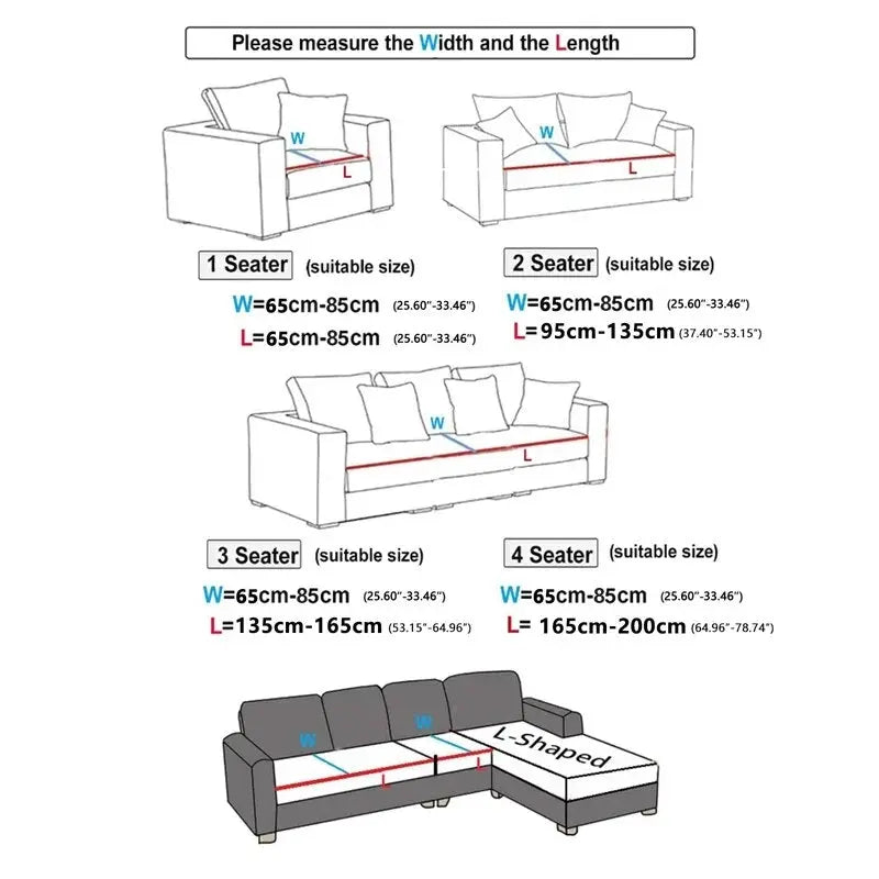 Waterproof Sofa Cover with High Elasticity - Protects Against Dirt and Pet Scratches - DynamicDrop Hub