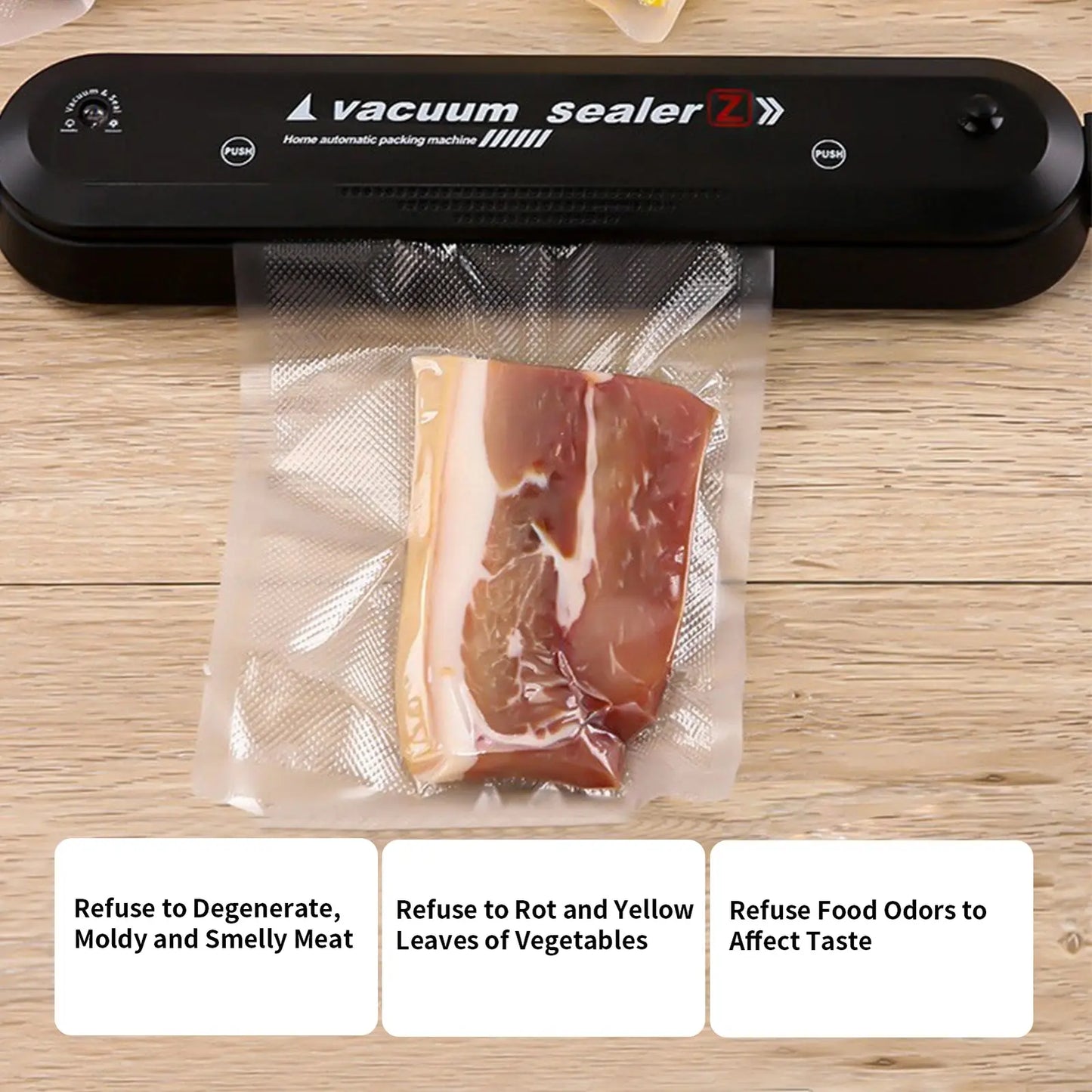 3 in 1 Vacuum Food Sealer Machine Automatic Manual Vacum Sealer Dry/Wet+ 10Bags - DynamicDrop Hub