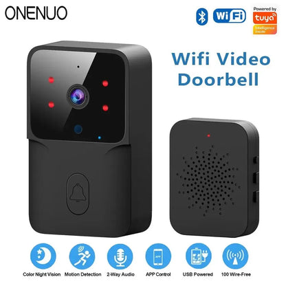 Wireless Doorbell Camera Bell with Alexa Google - DynamicDrop Hub