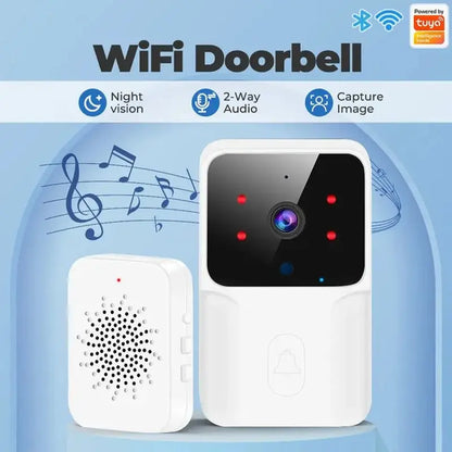 Wireless Doorbell Camera Bell with Alexa Google - DynamicDrop Hub