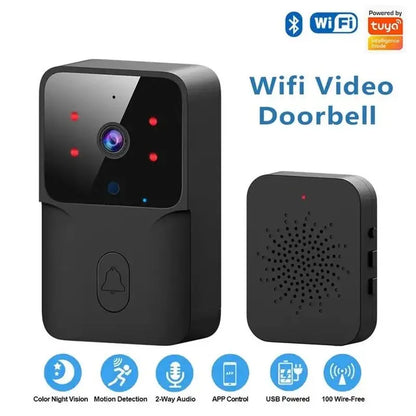 Wireless Doorbell Camera Bell with Alexa Google - DynamicDrop Hub