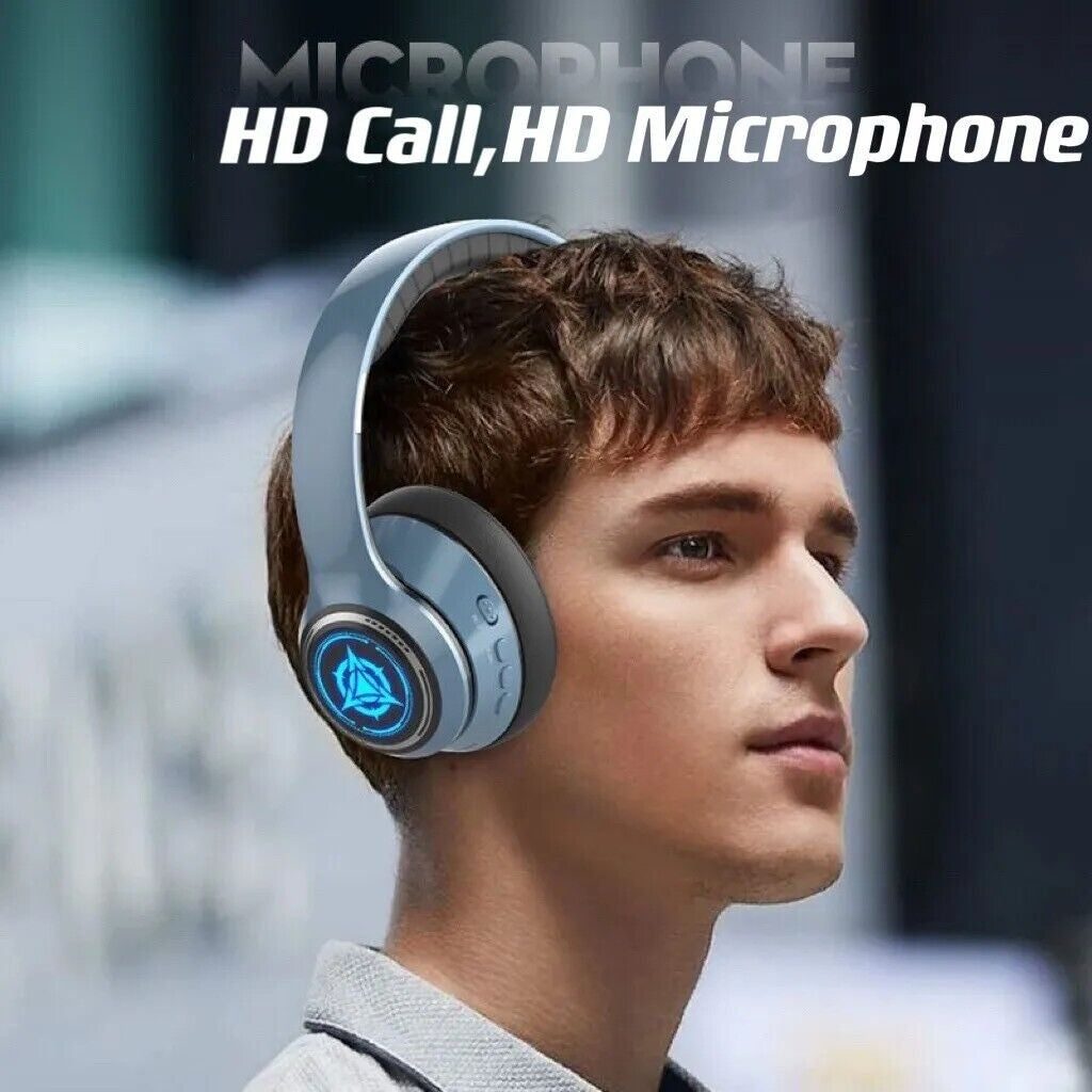 Wireless Bluetooth 5.2 Noise-Cancelling Over-Ear Headphones