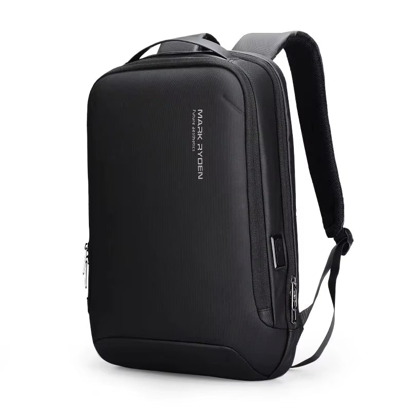 MARK RYDEN Slim Laptop Backpack for Men Business Minimalist Backpack YKK Zipper Scratch Resistant with USB