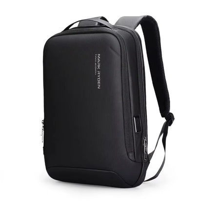 MARK RYDEN Slim Laptop Backpack for Men Business Minimalist Backpack YKK Zipper Scratch Resistant with USB