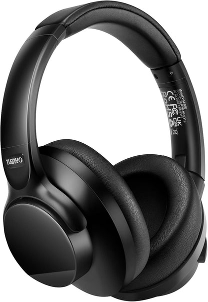 Wireless Noise-Cancelling Bluetooth Headphones with 60H Playtime