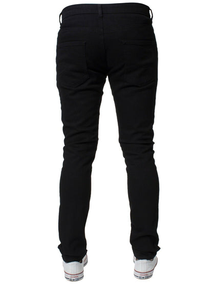Kruze Mens Jeans Skinny Stretch Slim Fit Flex Denim Trouser Pants UK Waist Sizes