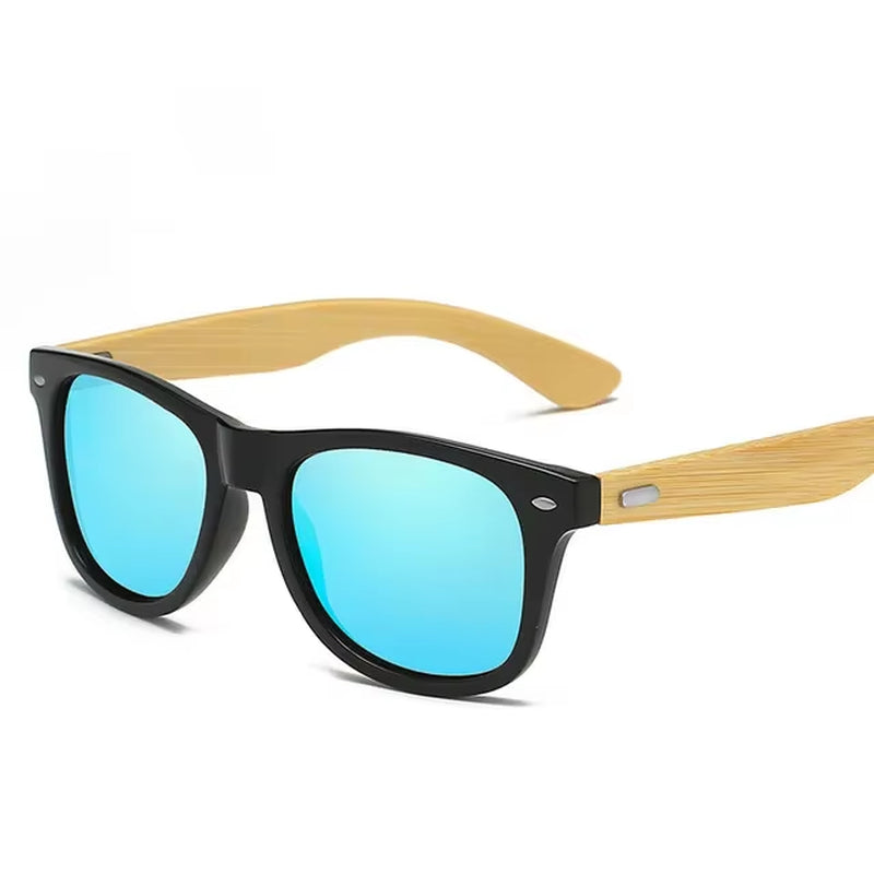 Wood Men's Ultraviolet Sunglasses Classic Male Driving Riding UV400 Sports Sun Glasses Eyewear Wooden Bamboo Eyeglasses