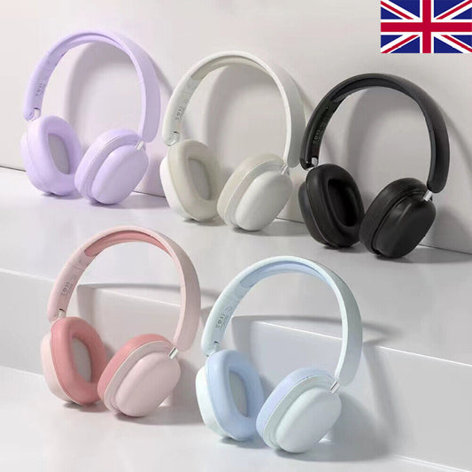 Wireless Bluetooth Headphones with Noise Cancelling Over-Ear Earphones Headset